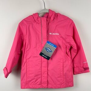 Columbia Girls' Pink Waterproof Hooded Jacket size 2T baby girl coat new flaw*